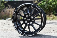 Vms Racing Black Hawk Polished Drag Rims Wheels 15x8 4x114.3 20 Et Vwbh001