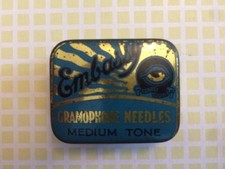 PG024 - EMBASSY MEDIUM TONE BOX Gramophone Gramophone Tips (2) EMPTY