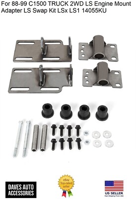 Engine Conversion Swap Mount Adapter Kit Fits 1988-1999 C1500 TRUCK 2WD LS/LSx