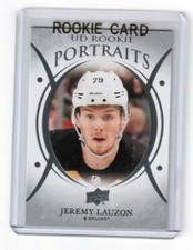 2018-19 Upper Deck Series 2 UD Rookie Portraits P-52 Jeremy Lauzon Boston Bruins