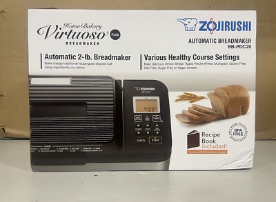 New Zojirushi Home Bakery Virtuoso Plus Breadmaker BB-PDC20 Free & Fast Shipping