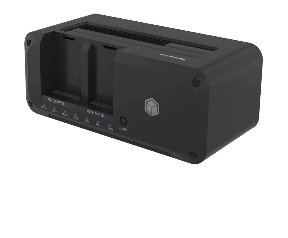 ICY BOX IB-2924MCL-C31 Dock&Klon Station M2.NVMe& 2,5"&3,5" 61097 B-Ware - Bild 4 von 4