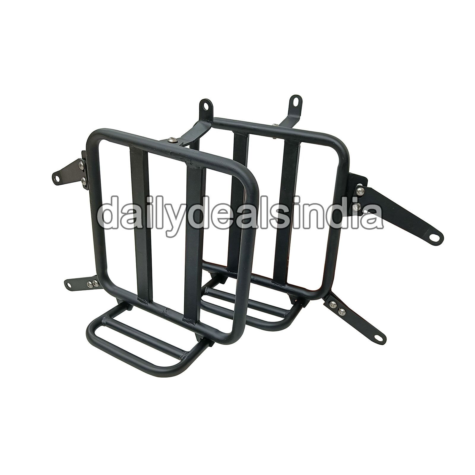 Fit For Royal Enfield SHOTGUN 650 Black Leather Saddle Bags