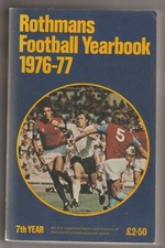 ROTHMANS FOOTBALL YEARBOOK 1976/77 Softback Number 7