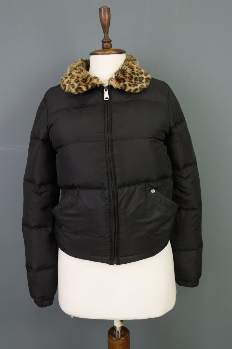 Denim & Supply Ralph Lauren Black Faux Fur Down Puffer
