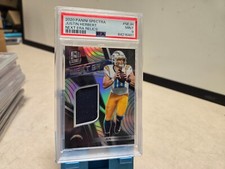 2020 JUSTIN HERBERT PANINI SPECTRA NEXT ERA RELICS - PSA 9 MINT