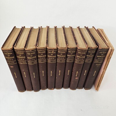 The book of knowledge　全20巻　セット　1964年出版 The Book of Knowledge 1-20 (10 Book Set) The Childrens