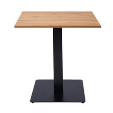 Tavolo da bar quadrato 70x70 cm con piano laminato Rovere Nodato H 75