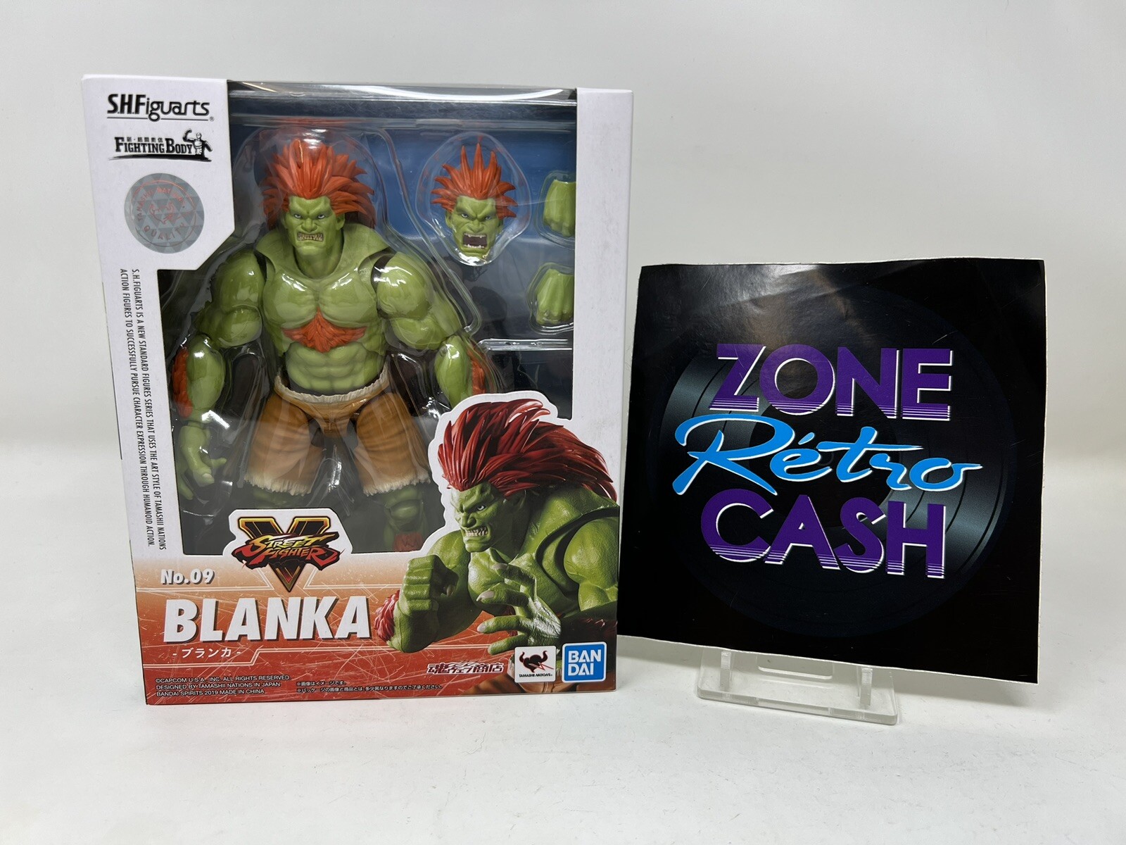 Figurine Blanka S.H.Figuarts Street Fighter V articulée Bandai