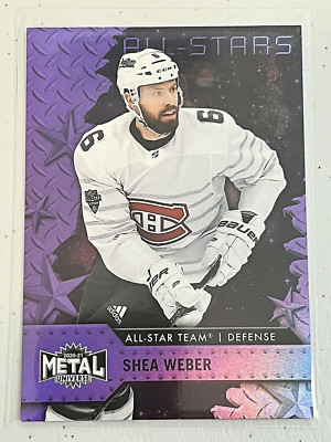 Shea Weber 2020-21 Metal Universe All Stars Purple #185 ($1 ship option) 194/199