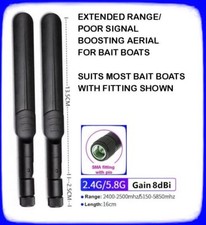 EXTENDED RANGE BAIT BOAT AERIAL. BOATMAN, ND 2, ANATEC CARP ROYAL + LOTS MORE