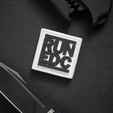 Notorious EDC “RUN EDC” RE Patch - White