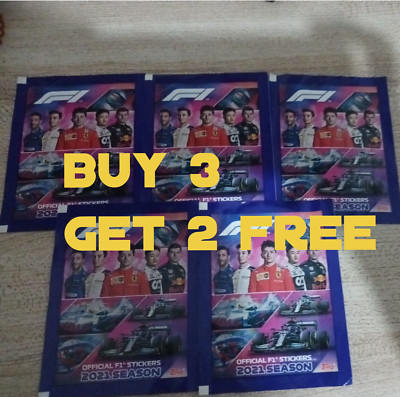 Topps Offizielle F1 Aufkleber 2021 Saison x 58 ungeöffnete Packungen 