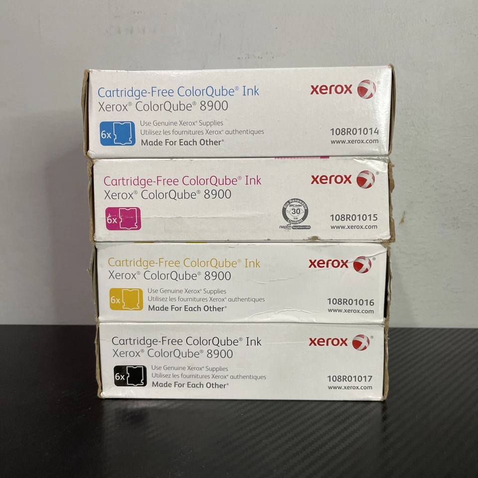 Xerox ColorQube 8900 Solid ink cartridge 108R01014 108R01015 108R01016 108R01017 - Image 2 of 2