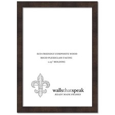 Walls That Speak Brown Picture Frame for Puzzles, Posters, Photos, or Artwork
