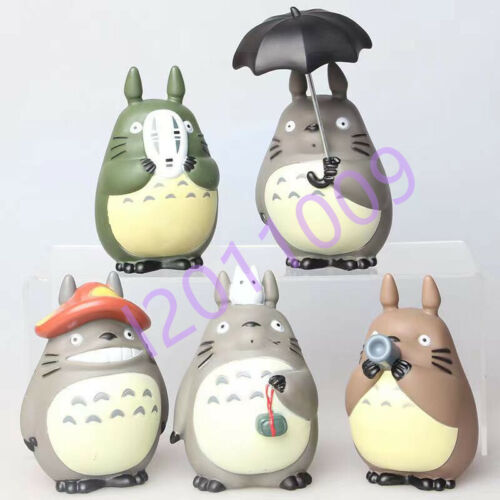 Il mio vicino Totoro Figura Statua Bambola Giocattolo Regalo Anime Miyazaki Hayao (Venditore USA) - Foto 1 di 13