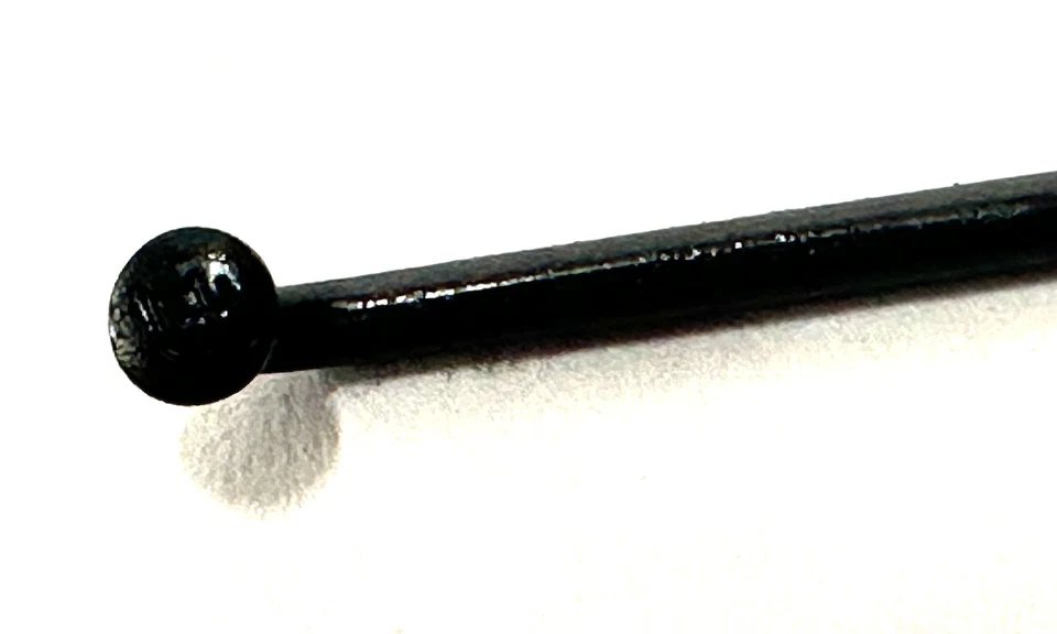 Radios DT SWISS COMPETITION negros curva en J 2,0/1,8 mm 14/15/14 DB 265 mm 20/cuenta Foto 4 de 4