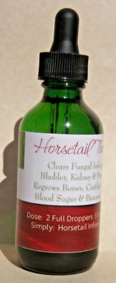 Horsetail Tincture-Grows Bones,Hair & Nails, Sore Joints, Kidneys, Nerves, UTIs