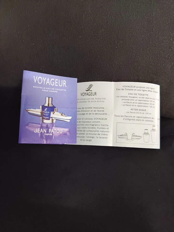 Jean Patou Voyageur de colección 3,4 oz 100 ml EDT Pour Homme (nuevo sin caja) + 1 mini bonificación Foto 2 de 4