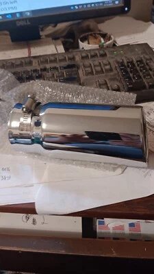 NOS 2005-2009 Chevrolet Equinox Exhaust Tip Chrome w/ Rolled End 12499344 - Image 1 of 2