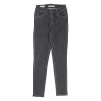 LEVI'S 721 High Rise BIG E Womens Jeans Grey Slim Skinny W25 L28