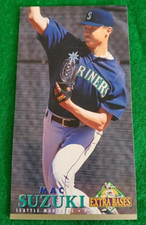 1994 Fleer Extra Bases #173 MAC SUZUKI - Seattle Mariners Rookie Card. rookie card picture