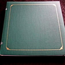 Creative Memories Green One Open Spine Album