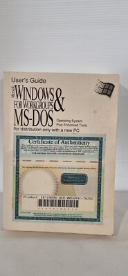 Operating Systems, Microsoft, MS-DOS 6.22 User Guide