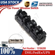 Interruptor de control de vidrio para puerta del conductor delantero 15186208 para Escalade para Yukon 03-06 nuevo