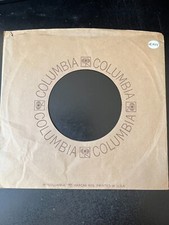 7" Columbia Records Company Sleeve VG for 45's Sleeve Only 