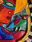 Clemens Briels  " Showing Off The Wings" 2000 Painted Resin Wall Sculpture 33/50 — photo 4