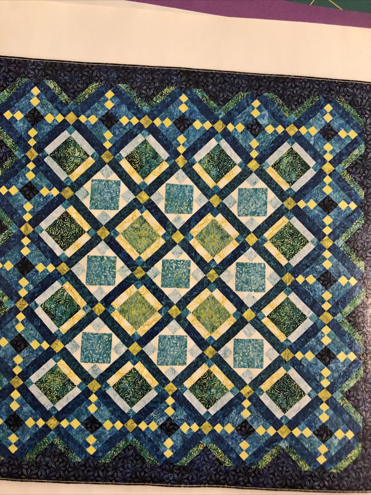 Ebb And Flow Quilt Pattern By Sandy Evans eBay