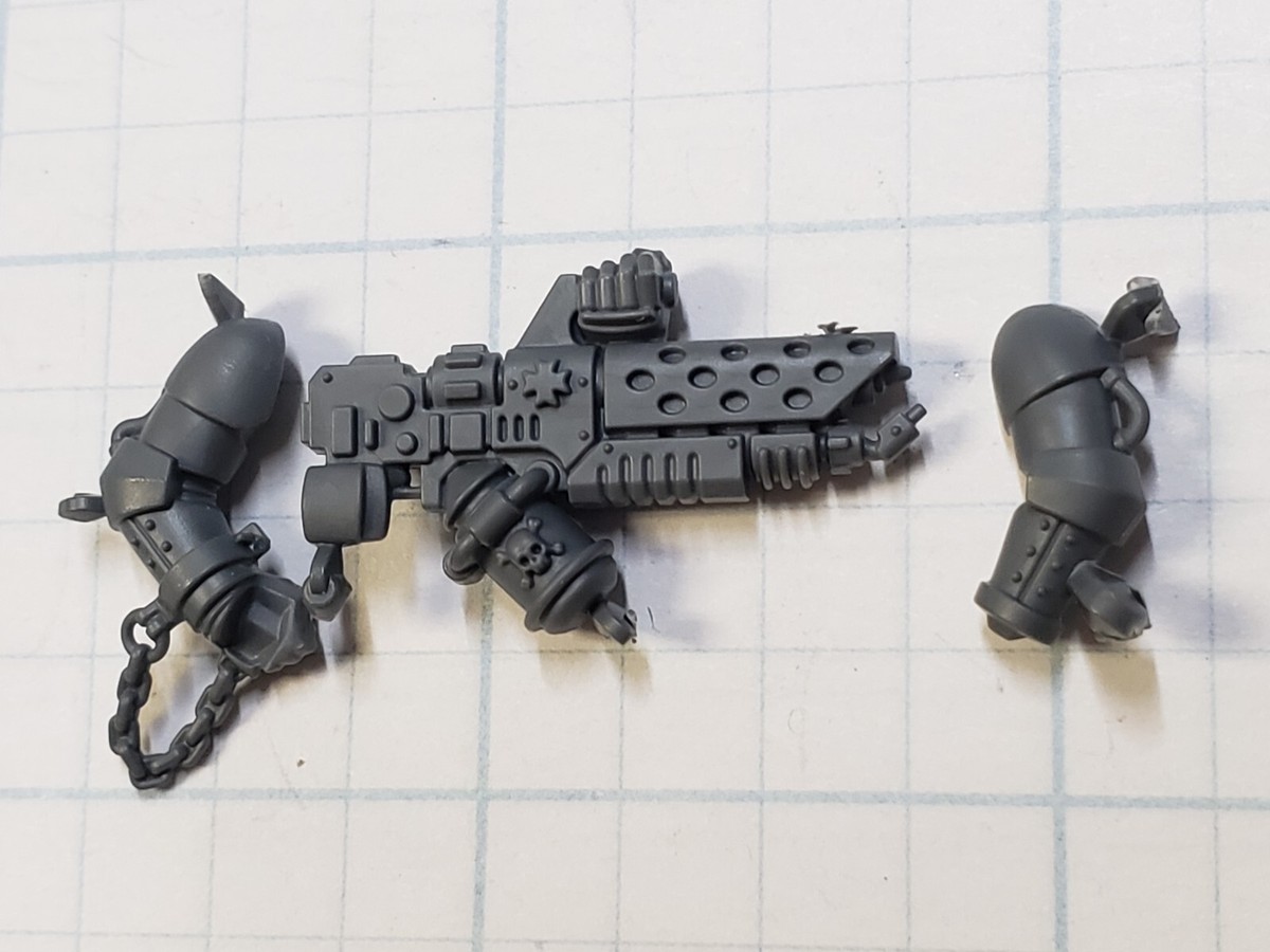 40k Black Templar Bits Crusader Squad Pyreblaster Flamer Set #37