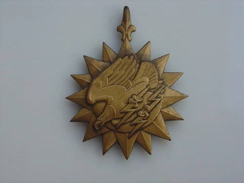Eagle w/ Lightning Bolts WW2 US Military Army Air Force Bronze Air Medal Pendant