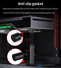 Adjustable Telescopic Rotary Screw Video Card Sag Bracket Jack Metal GPU Holder