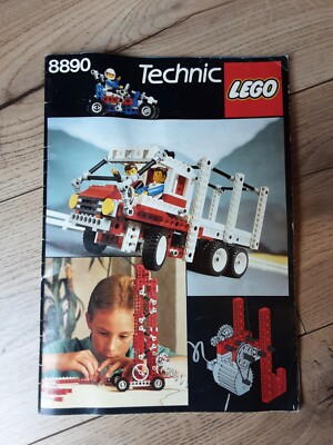 LEGO Technic Idea Book 8890 manual 1988 ideas vintage ideabook 
