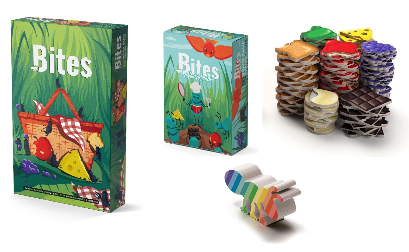 Полный набор Bites с базовой игрой и новыми рецептами, набор промо-карт Double Bites Allplay