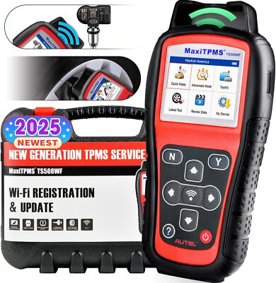 #ad TS508WF Autel Maxi TPMS Tire Pressure Monitoring System TPMS Relearn Reset Tool $220.00