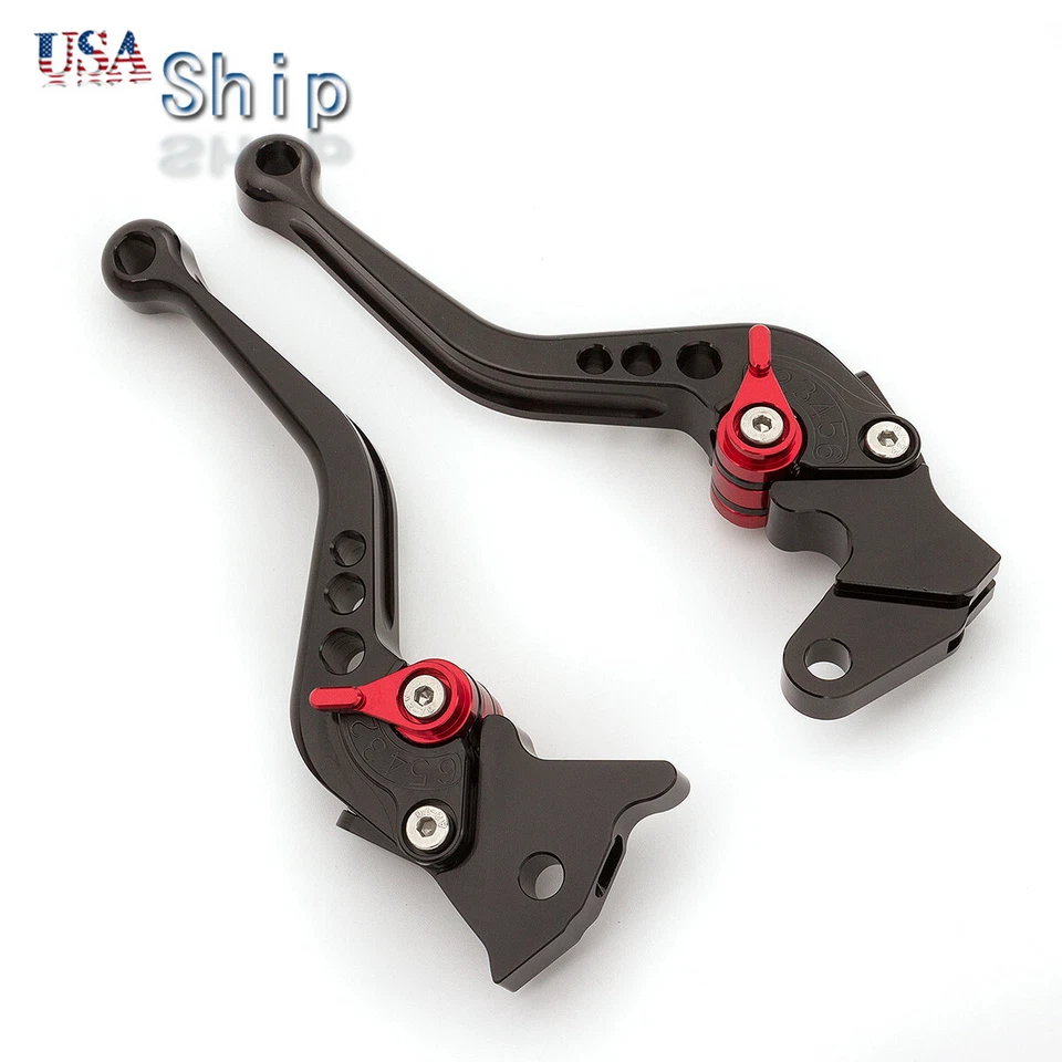 Alavancas de freio pretas 696 MONSTRO 2009-2012 2013 2014 ajuste CNC para Ducati - Imagem 4 de 4