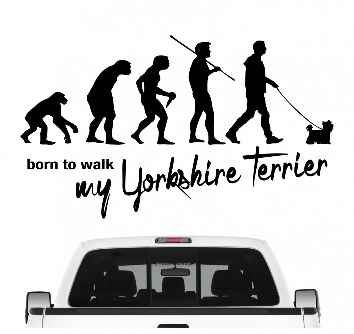 Yorkshire Terrier Aufkleber – Realistischer Hundesticker Für