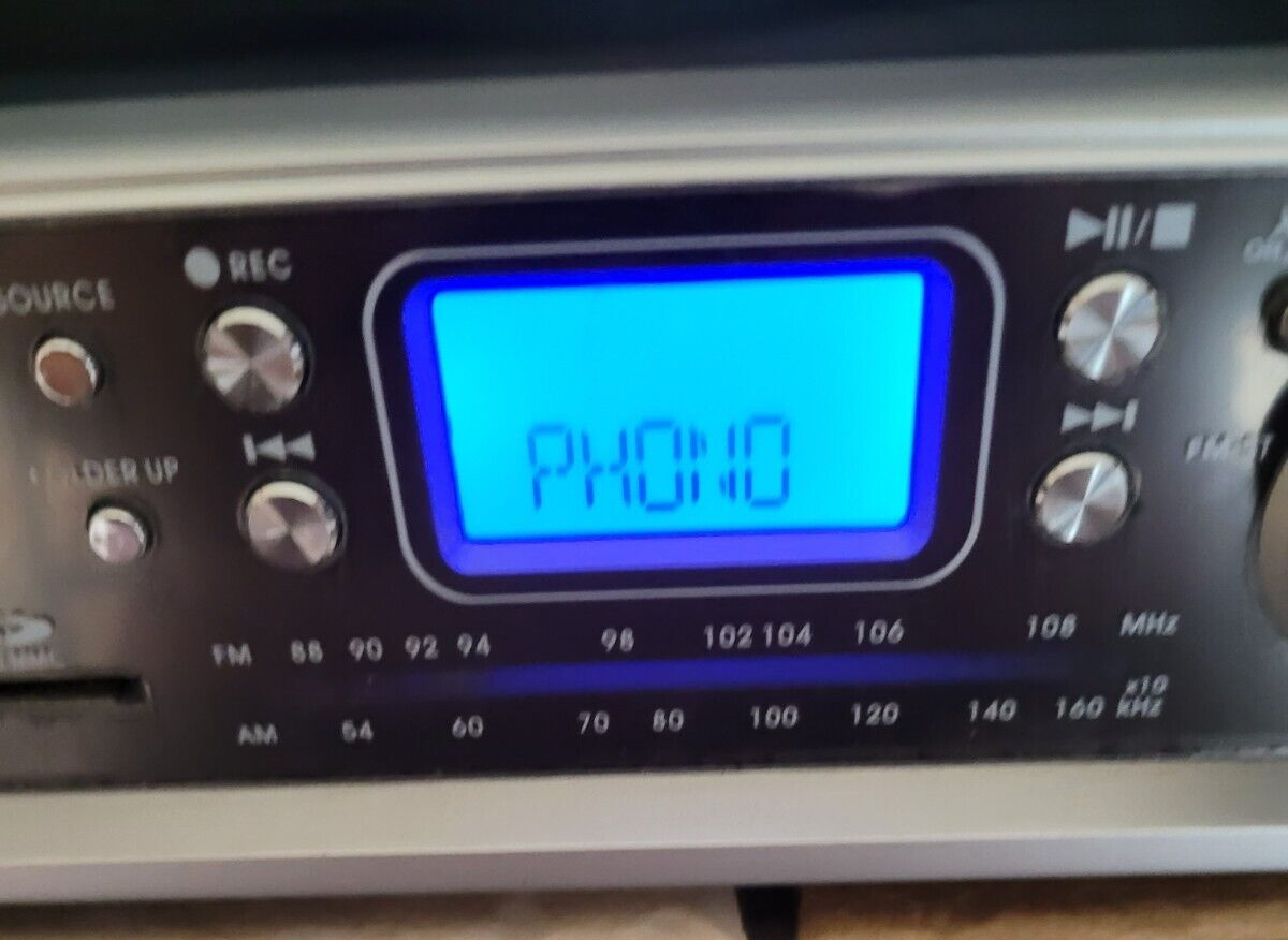 Platine Radio Inovalley Retro 04 – Grise, Lecteur MP3/WMA, USB/SD, Encode, Notice Incluse