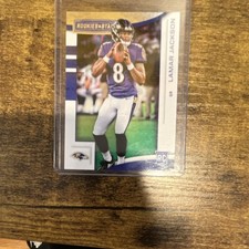 Panini 2018 Rookies & Stars Lamar Jackson #112 Baltimore Ravens Rookie NFL Card. rookie card picture