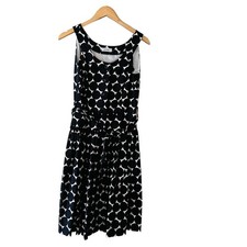 Calvin Klein Polka Dot Sleeveless Button Up Dress Size 4 NWT
