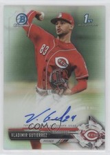 2017 Bowman Chrome Prospect Refractor /499 Vladimir Gutierrez #CPA-VG Auto ew1