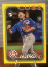 Daniel Palencia 2024 Topps Series 1 Yellow #178 Rookie Chicago Cubs RC