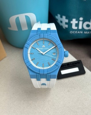 Maurice Lacroix Aikon Tide Diamond Blue Dial AI2008-AAAA1-3A0-0 Swiss Quartz New