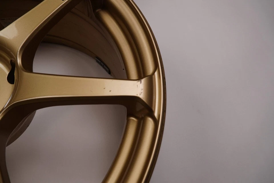 Yokohama AVS Model T7 Wheels 17” 8J +30, 9J +35 (5x114.3) Gold - Image 4 of 4