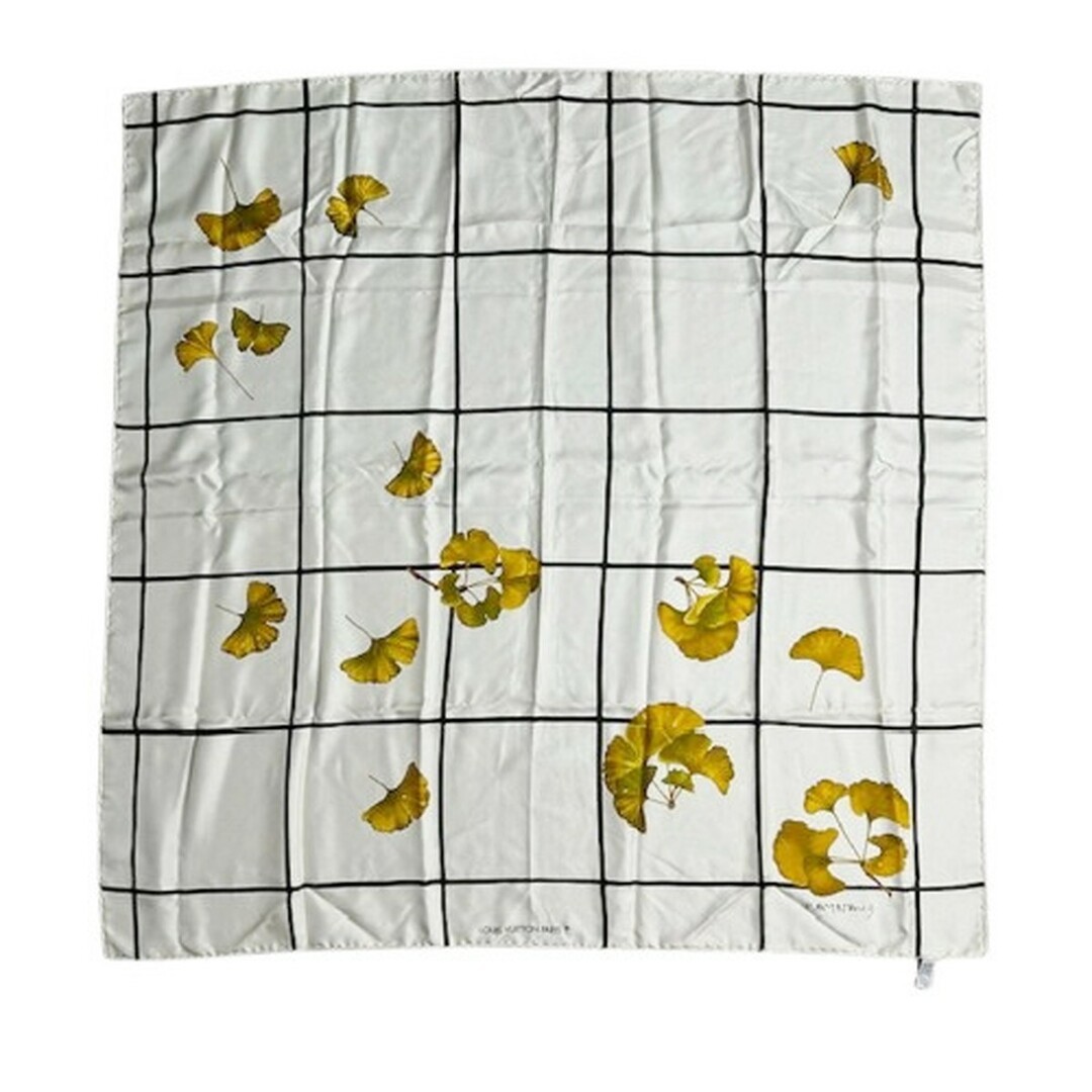 Louis Vuitton Ginkgo Leaf Scarf Women's Accessory Made in France