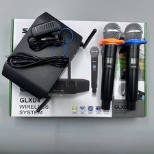 GLXD4+BETA58A Vocal Dual Channel Wireless Microphone System UHF Handheld