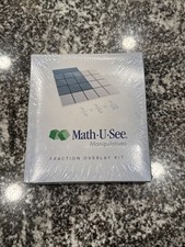Math U See Manipulatives Fraction Overlay Kit Home School Learn Brand NEW Sealed